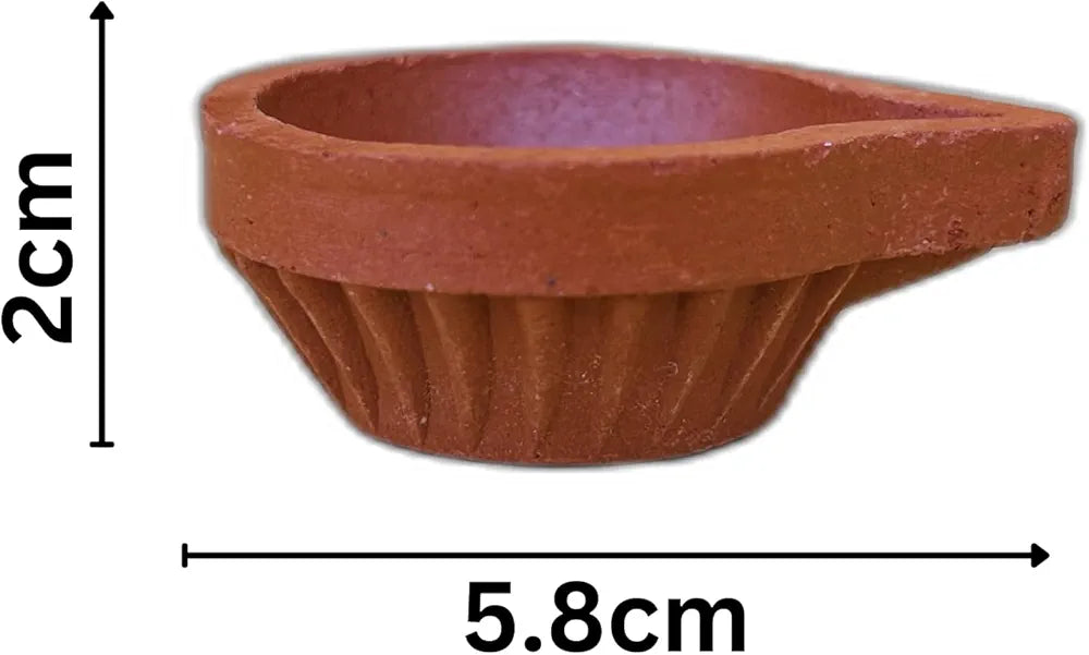 Festive Bazaar Clay Diya | Navratri Diya | Dipak |Clay Diya | Mitti ka Diya | Diwali Diya | Diyas | Agal Vilakku | Pack of 30